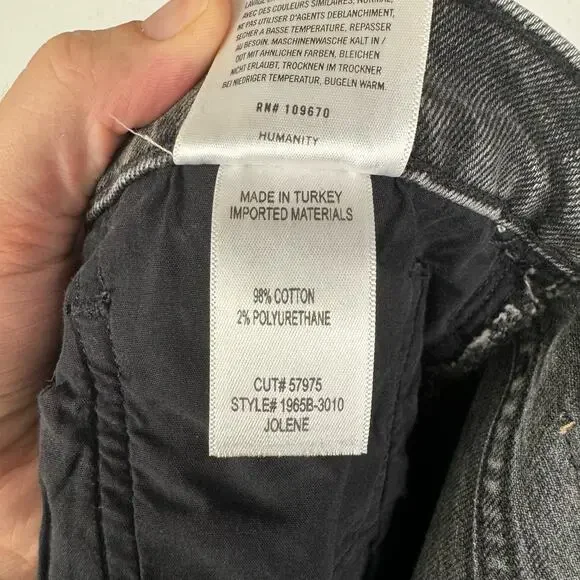 Citizens of Humanity | NWT Black Jolene Vintage Slim Leg Ankle Jeans in Secrets - Picture 12 of 12